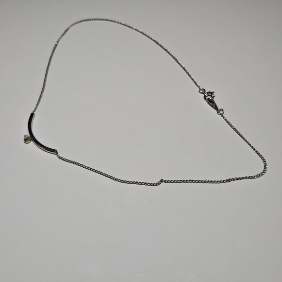 *Sale* Vintage Signed Amway Artistry Sterling Silver Tiny Diamond Pendant 14” - Picture 12 of 15